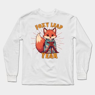 Foxy leap year Long Sleeve T-Shirt